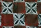 Preview: Afrikanischer Stoff - Afrika Batik in Rot Braun